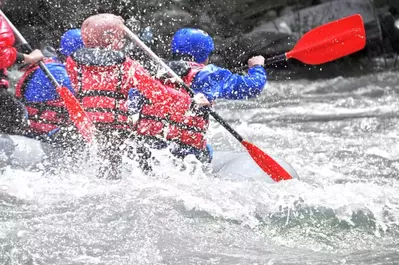 white water rafting