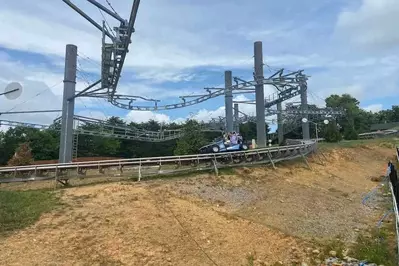 Avalanche Snow Coaster at Rowdy Bear's Smoky Mountain Snowpark