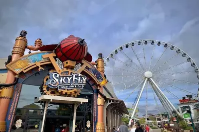 SkyFly: Soar America ride at The Island