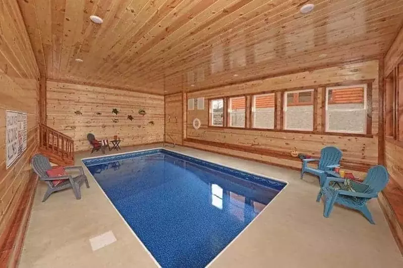 Timber Tops cabin with indoor pool