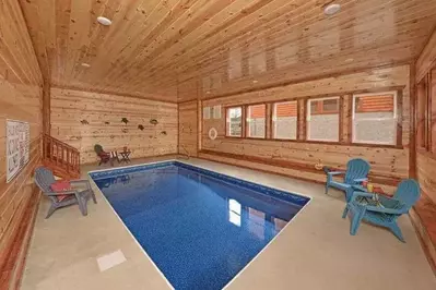 Timber Tops cabin with indoor pool