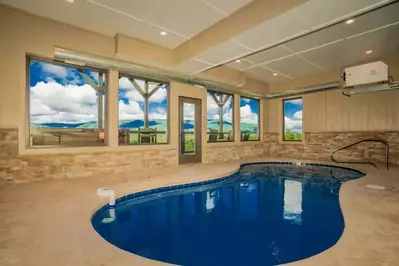 smoky mountain serenity smoky mountain cabin with indoor pool