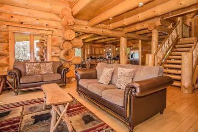 great smoky lodge living room