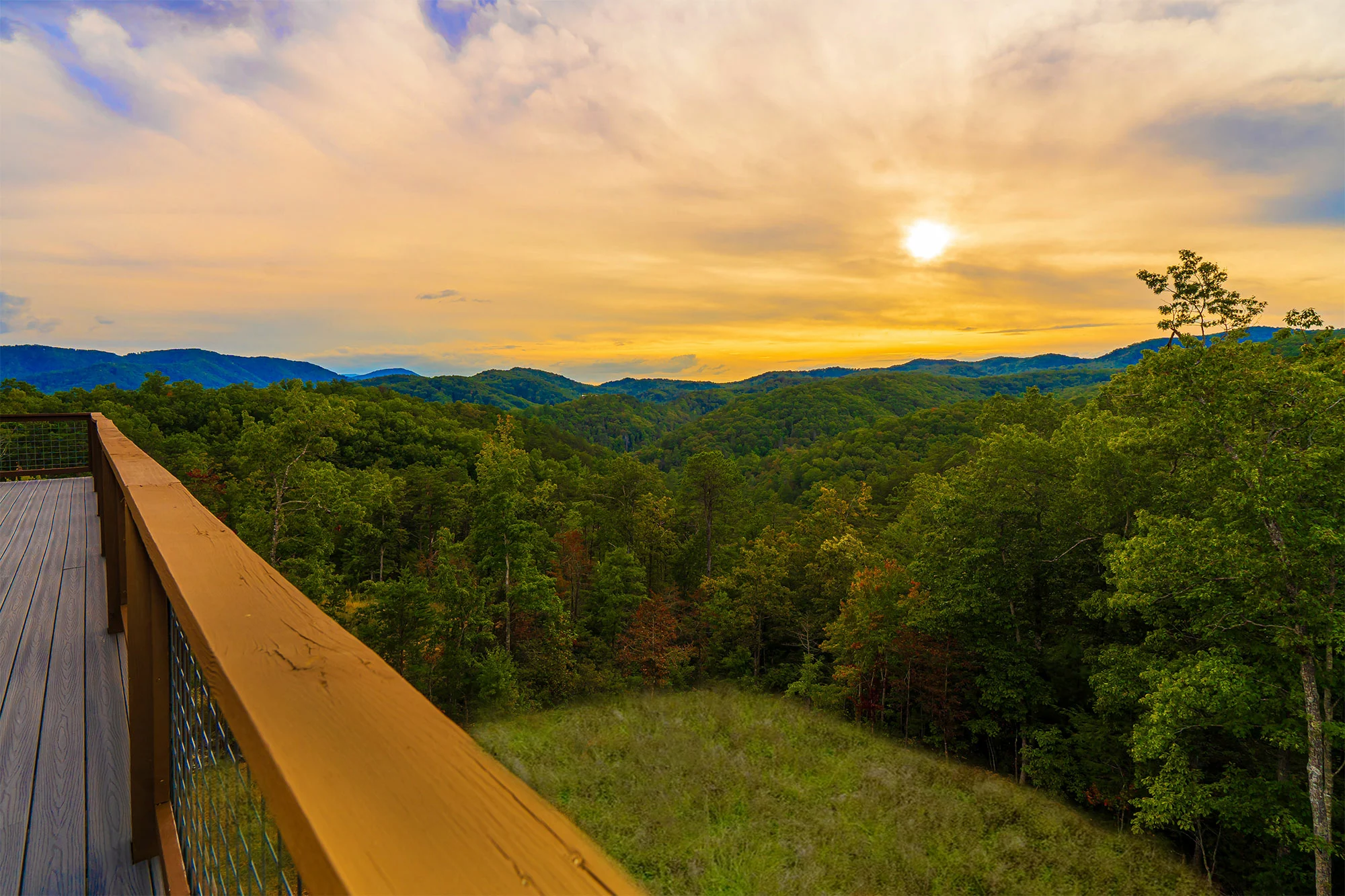 view from deck